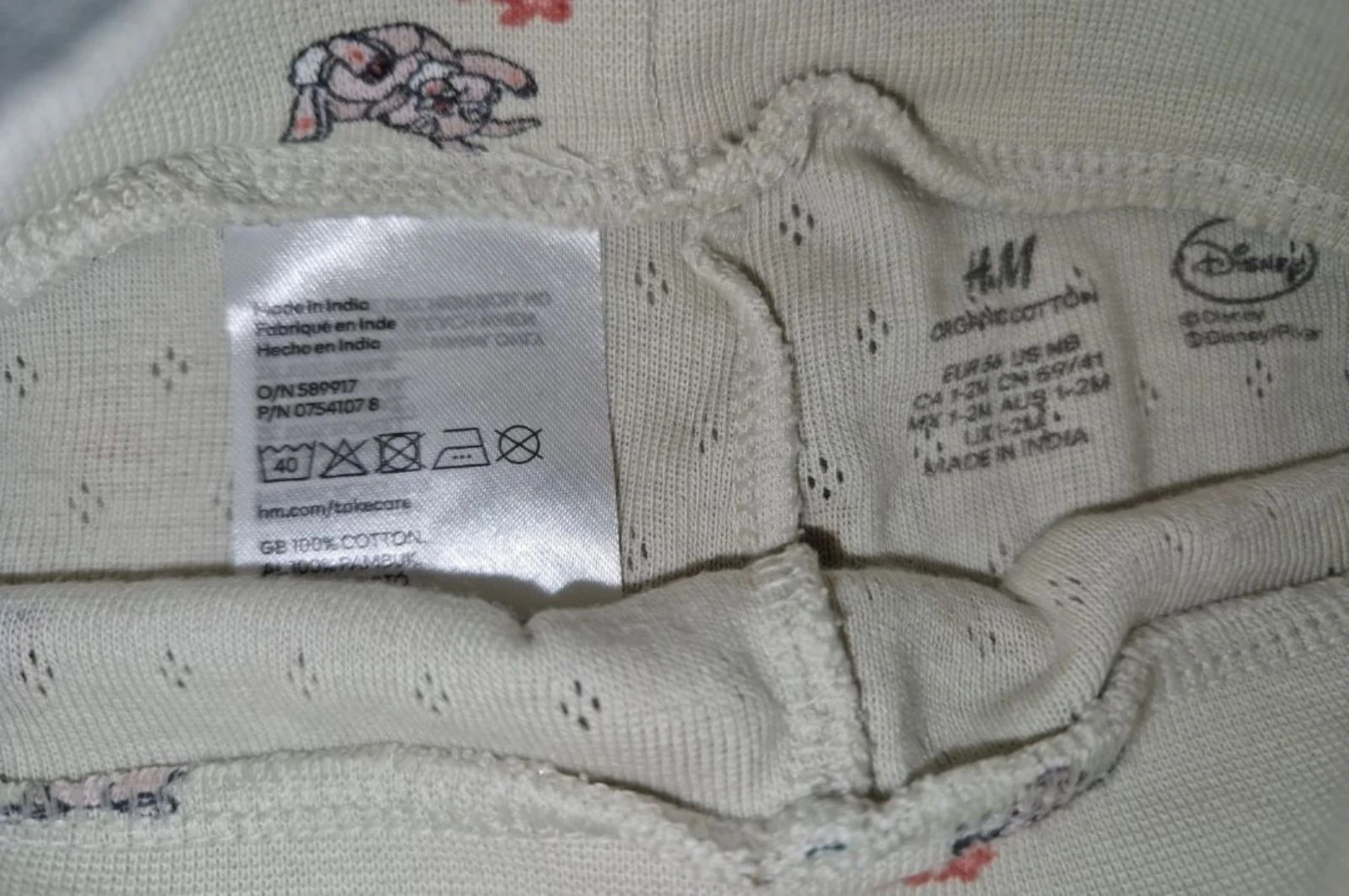 Conjunto de 3 piezas bebé mixto H&M verde claro bambi 56 cm – photo 10